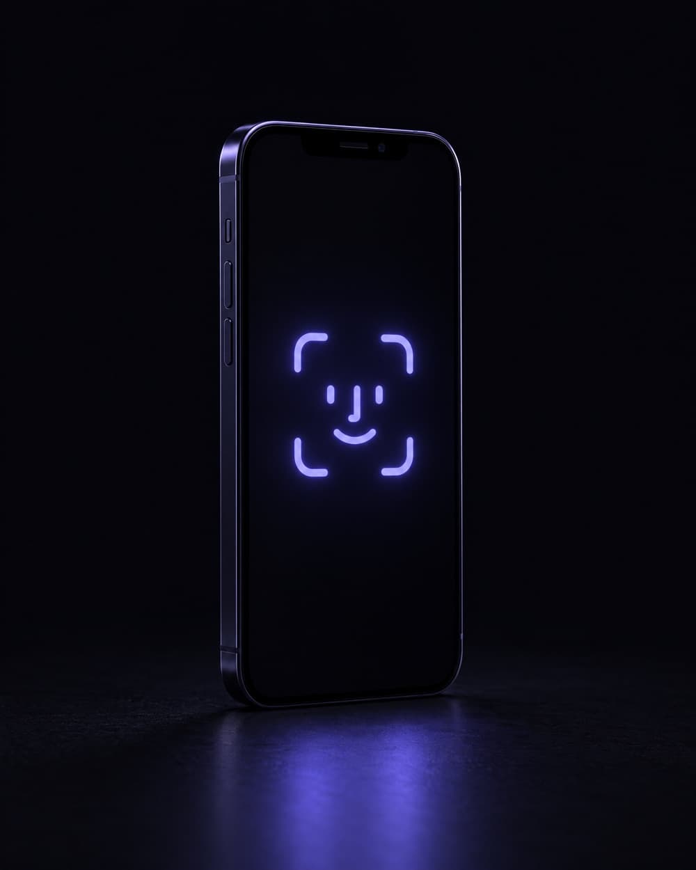 A phone asking for Face ID before a transfer